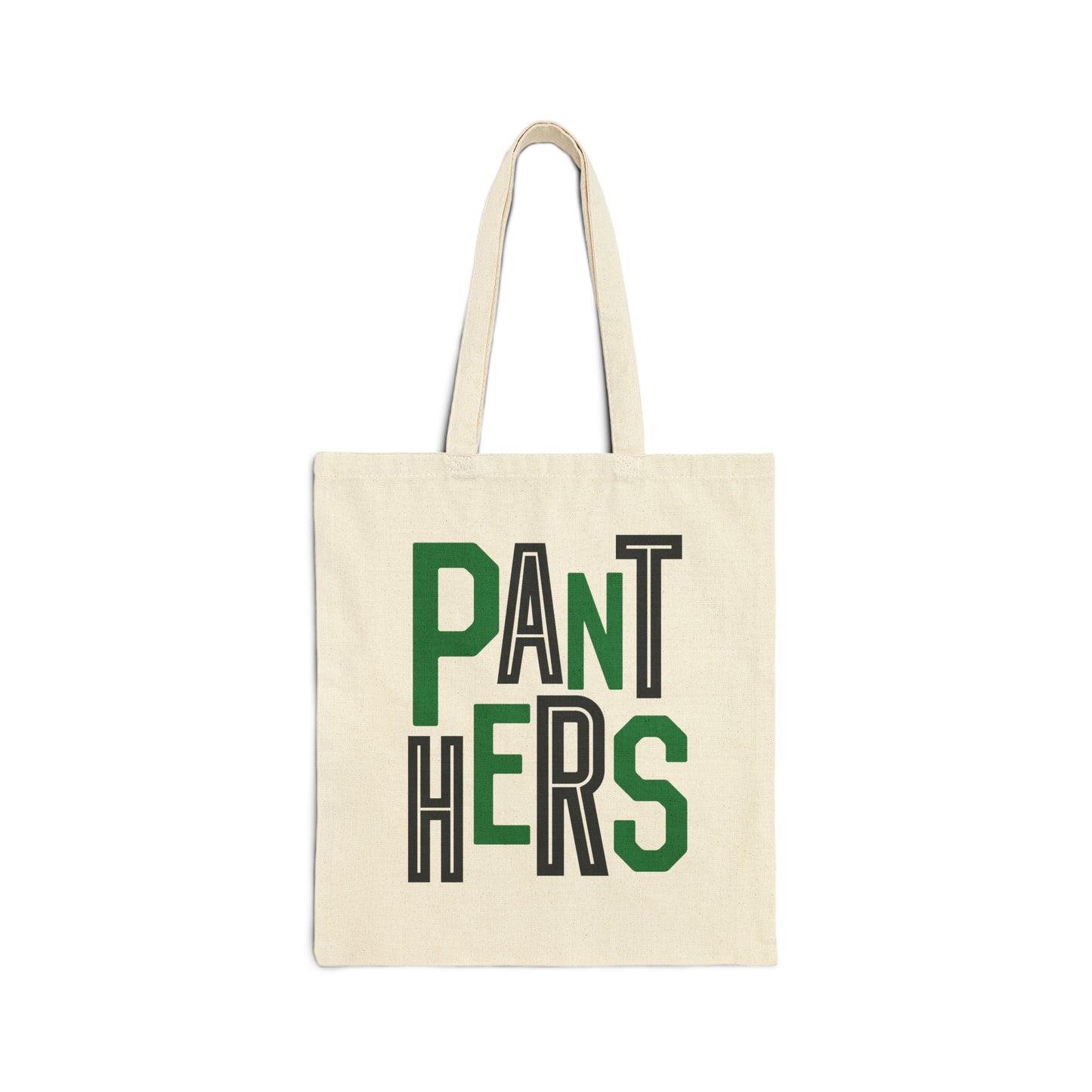 Panthers Green/Black Tote Bag