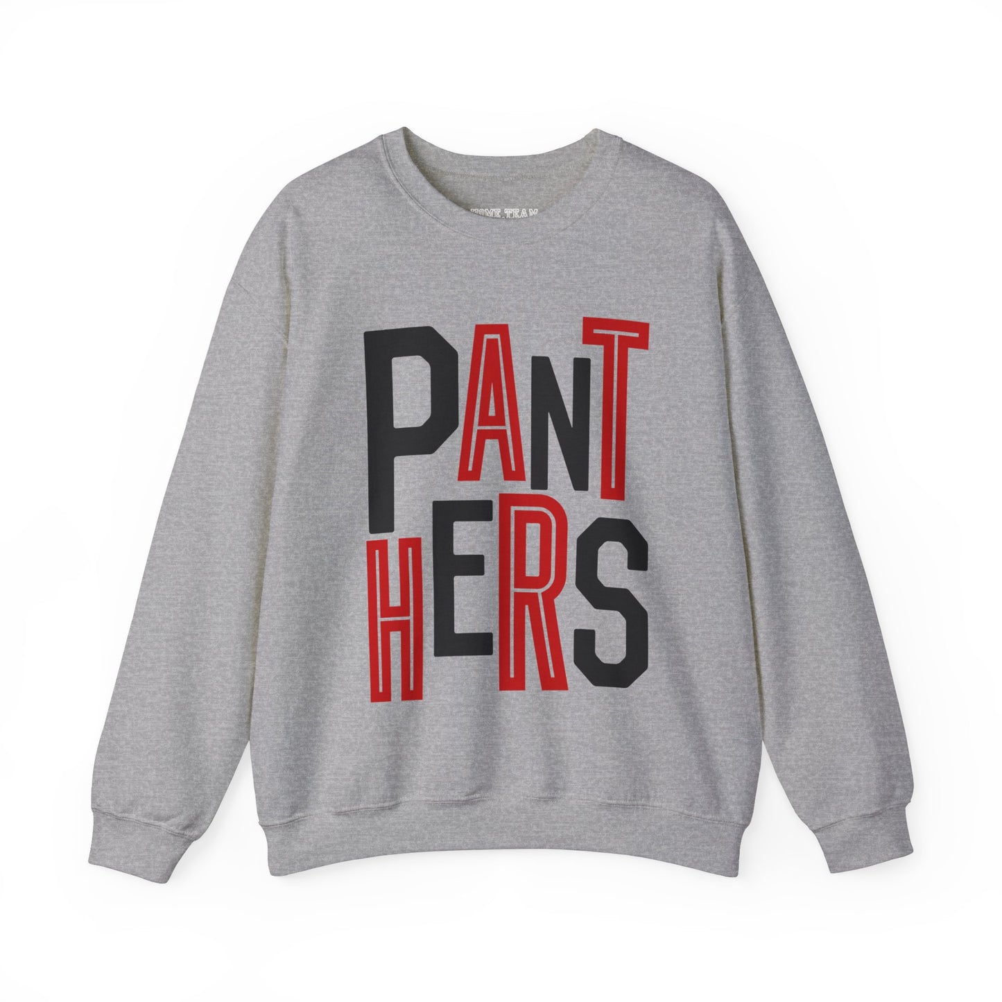 Panthers Black/Red Stacked Sweatshirt