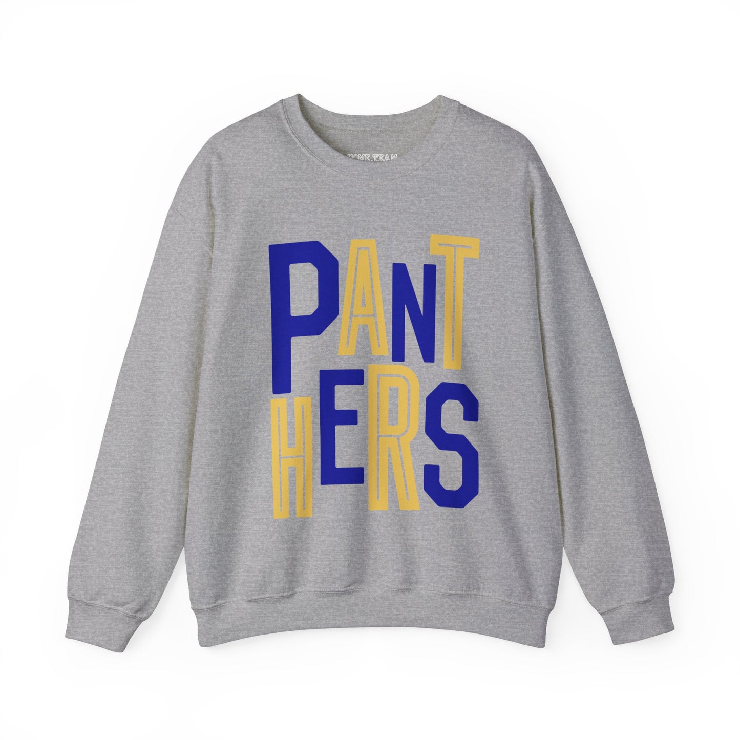 Panthers Blue/Gold Stacked Sweatshirt