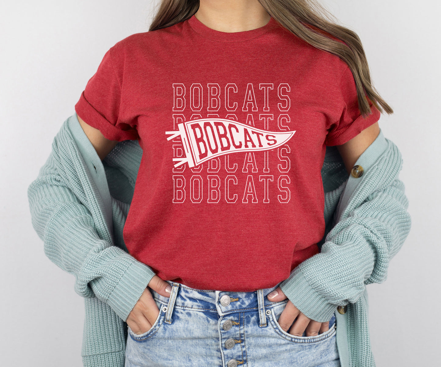 Bobcats Repeat Pennant Tee