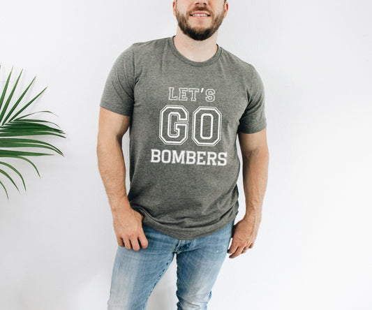 Let's Go Bombers Outline Tee