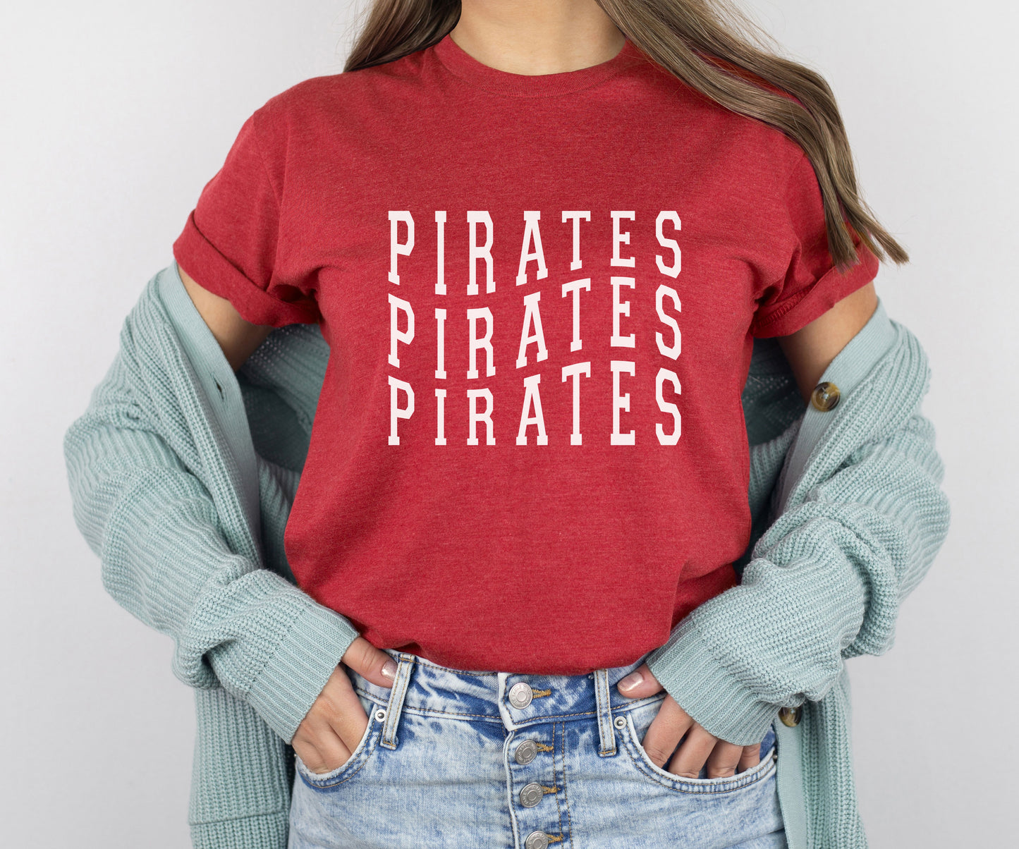 Pirates Wavy Three Tee