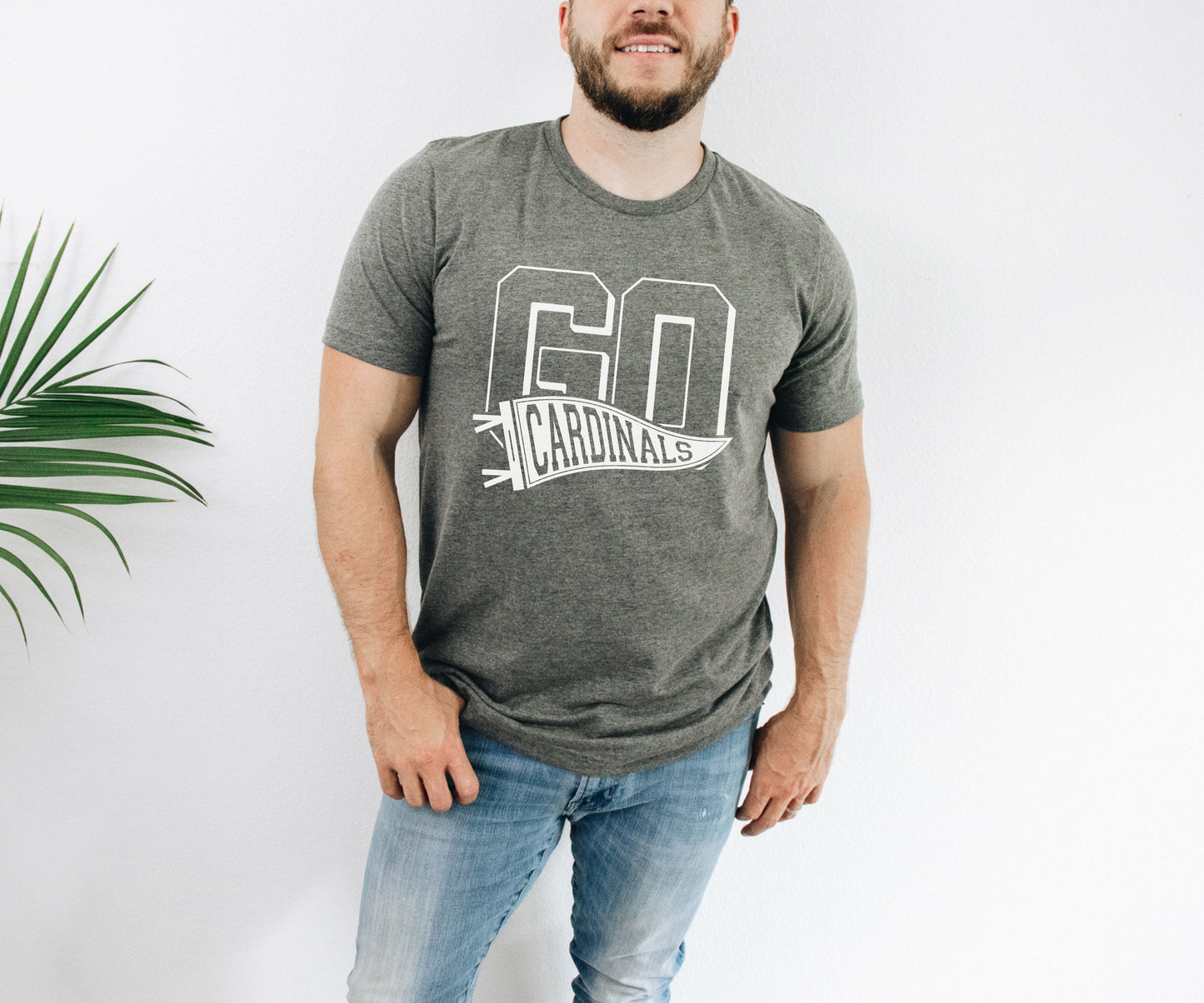 Go Cardinals Pennant Tee