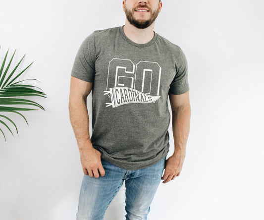 Go Cardinals Pennant Tee