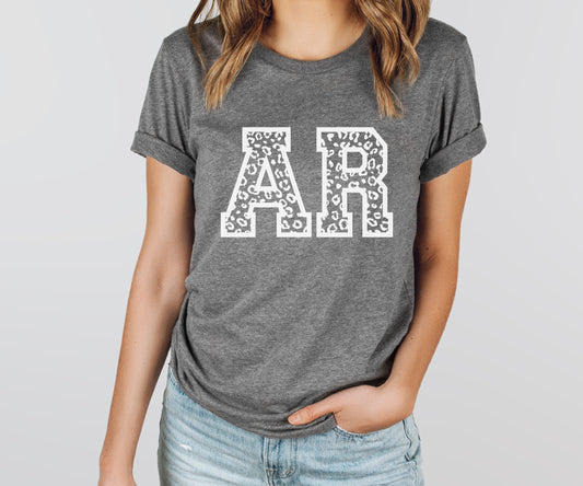 Arkansas AR Leopard Tee