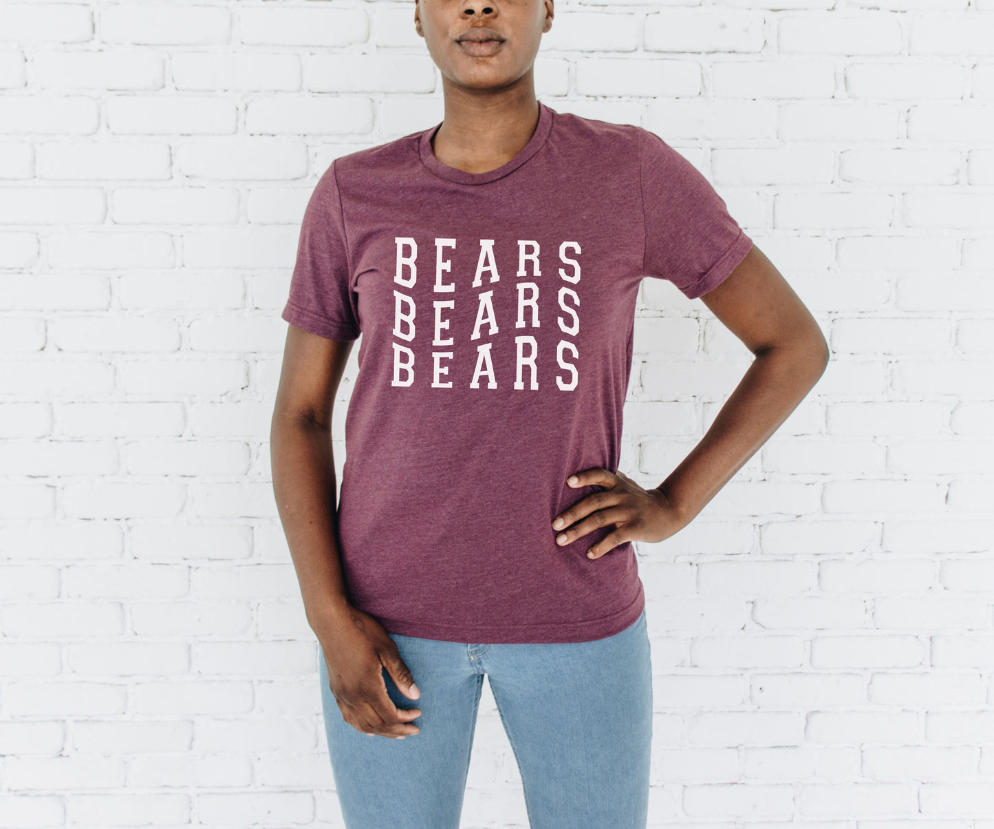 Bears Wavy Three Tee