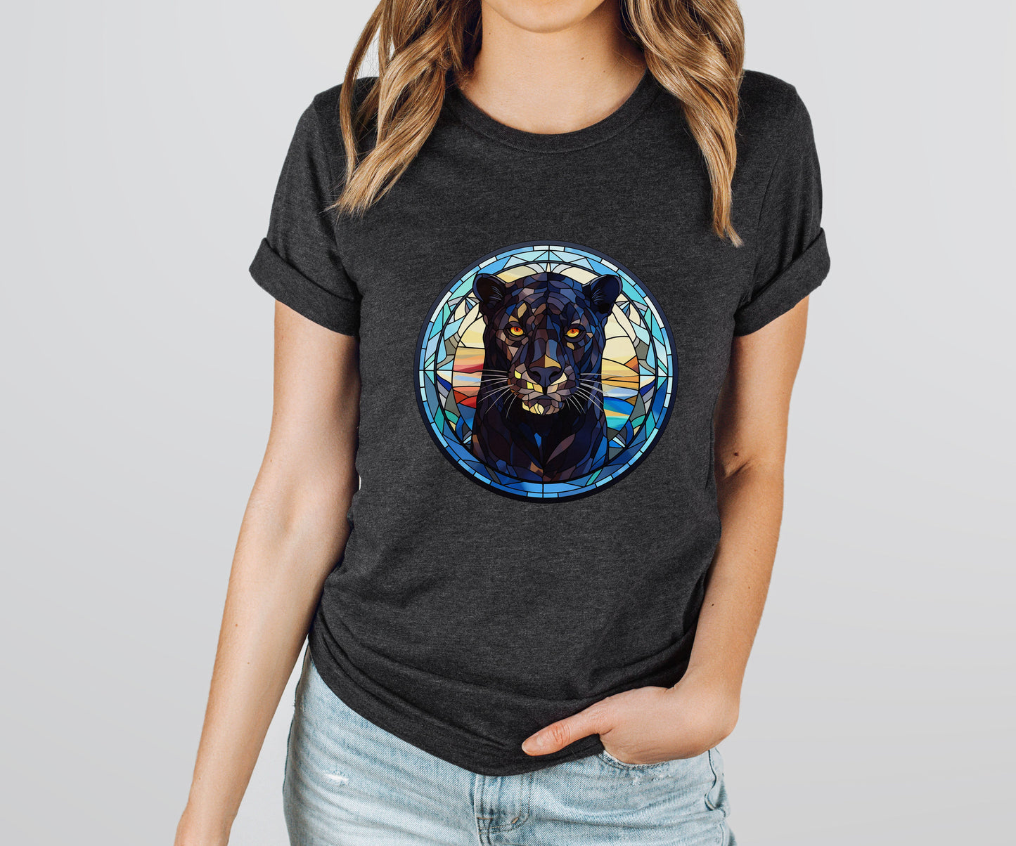 Panther Stained Glass Tee