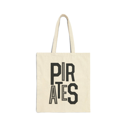 Pirates Black/Gray Tote Bag