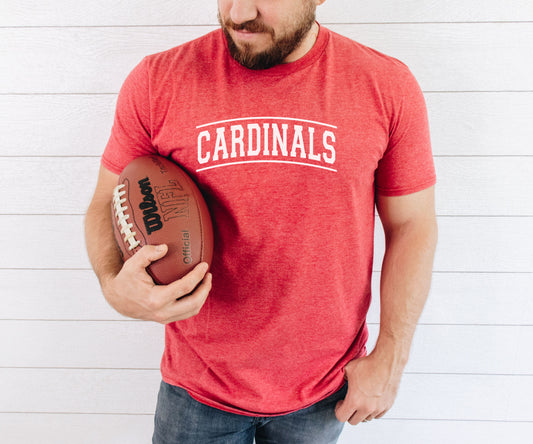 Cardinals Curved Tee