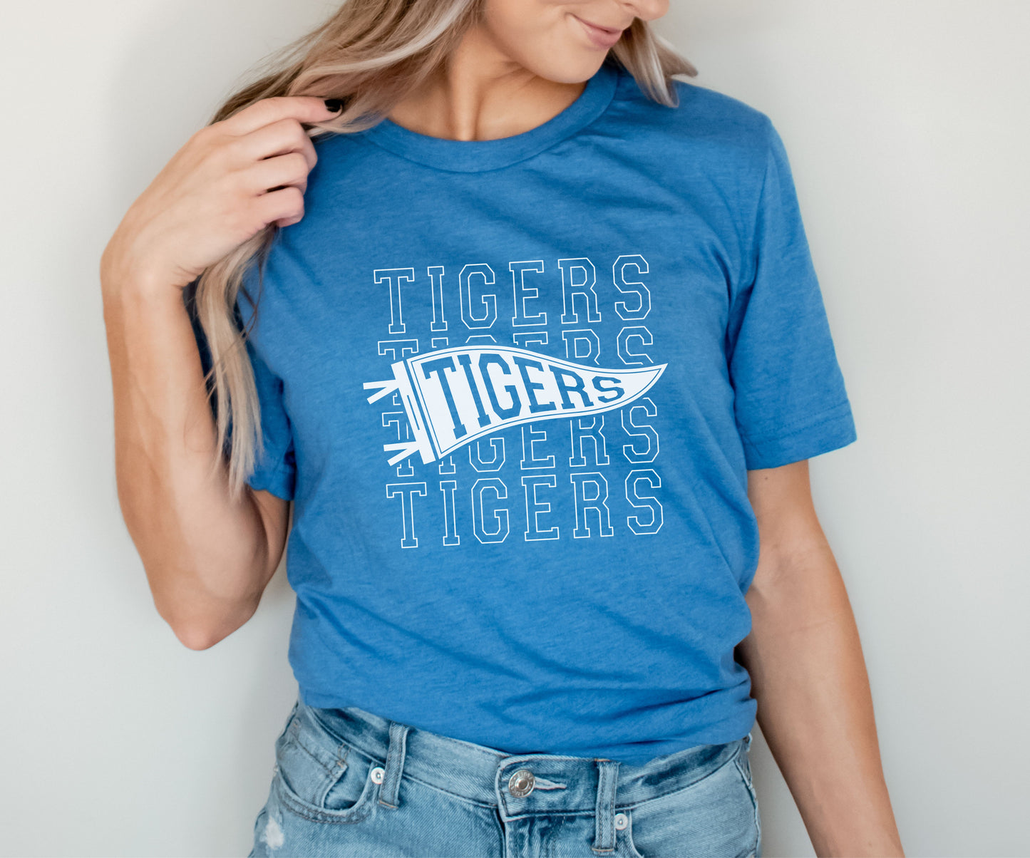 Tigers Repeat Pennant Tee