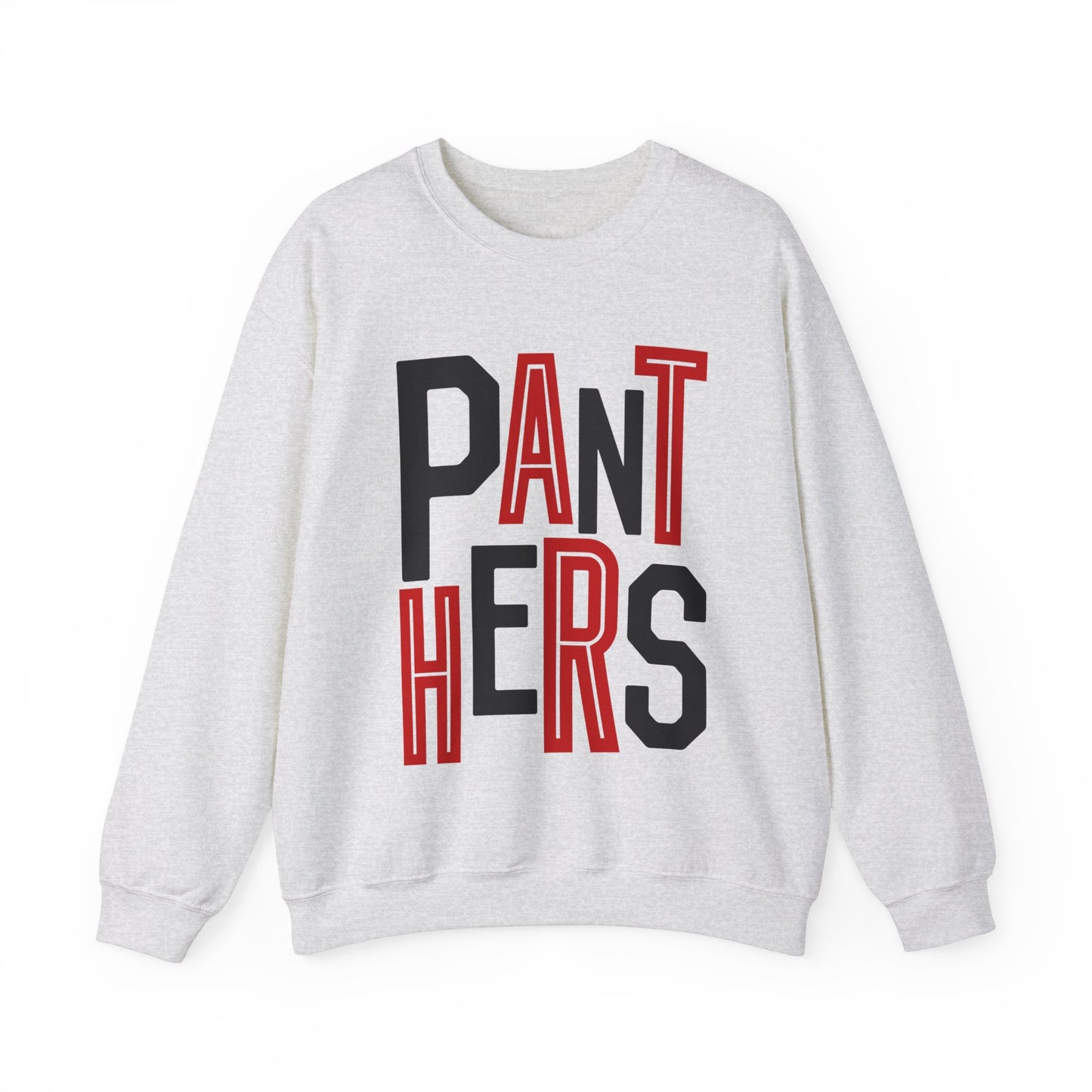 Panthers Black/Red Stacked Sweatshirt