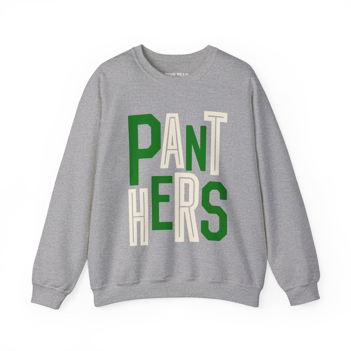 Panthers Green/White Stacked Sweatshirt