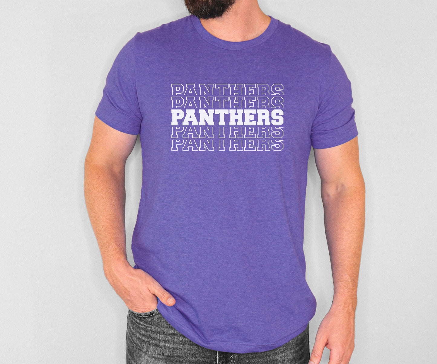 Stacked Panthers Tee