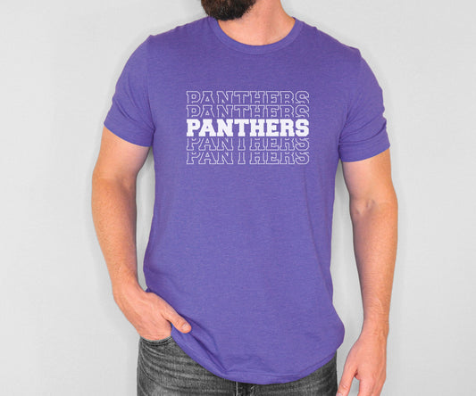 Stacked Panthers Tee