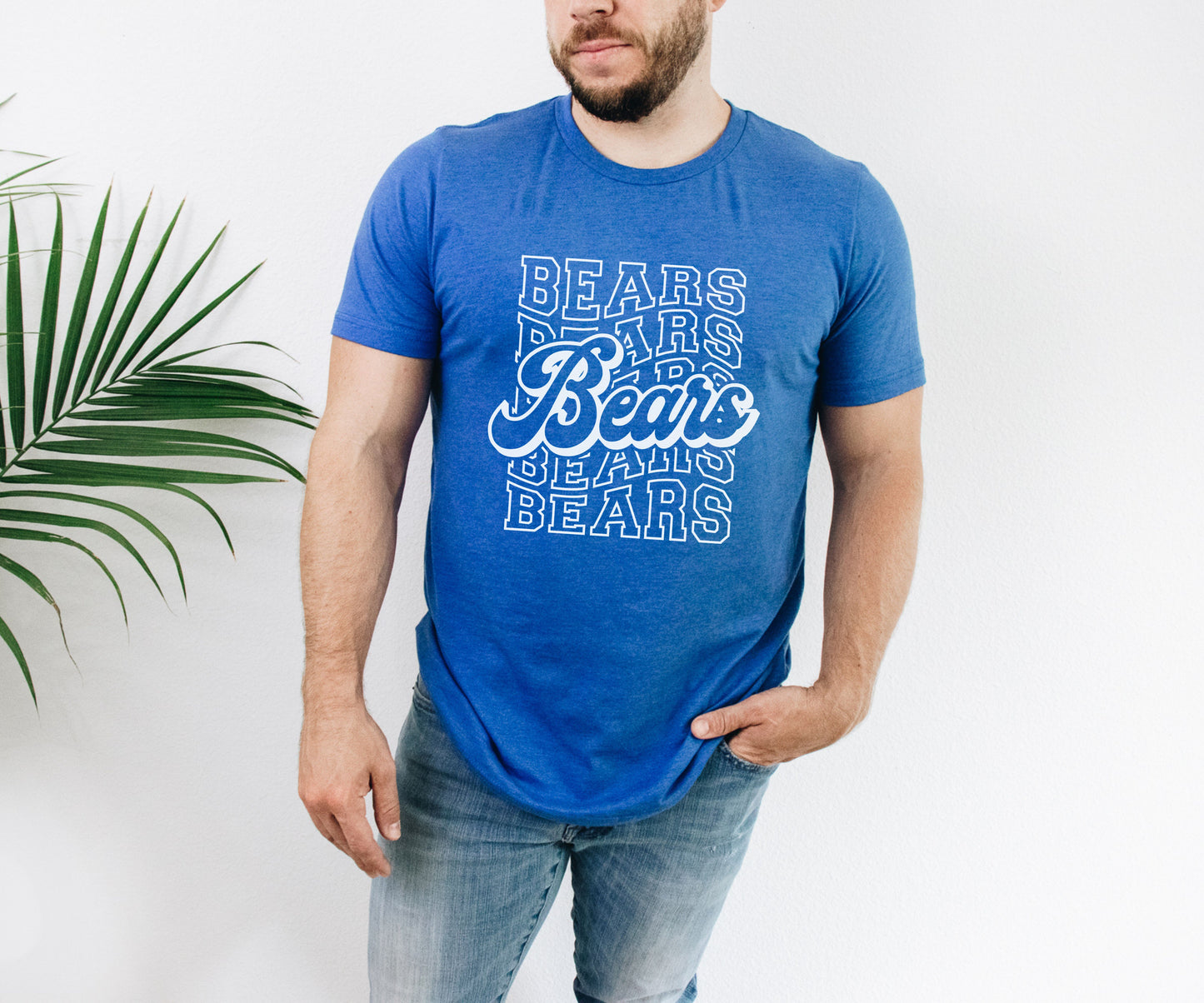 Bears Retro Repeat Tee