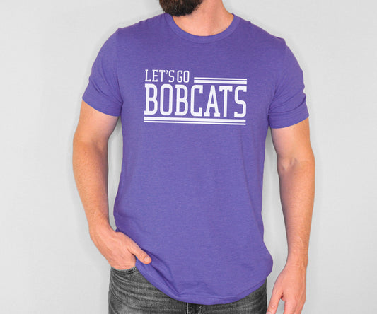 Let's Go Bobcats Underlined Tee
