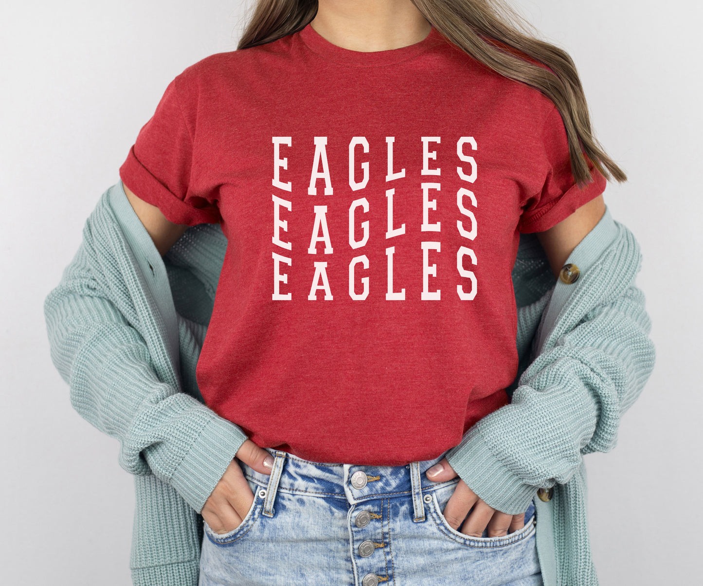 Eagles Wavy Three Tee