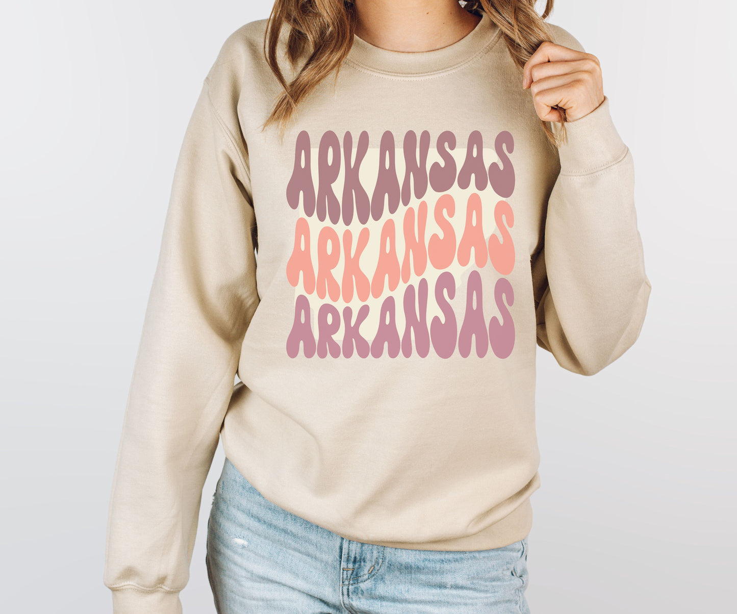 Arkansas Wavy Sweatshirt