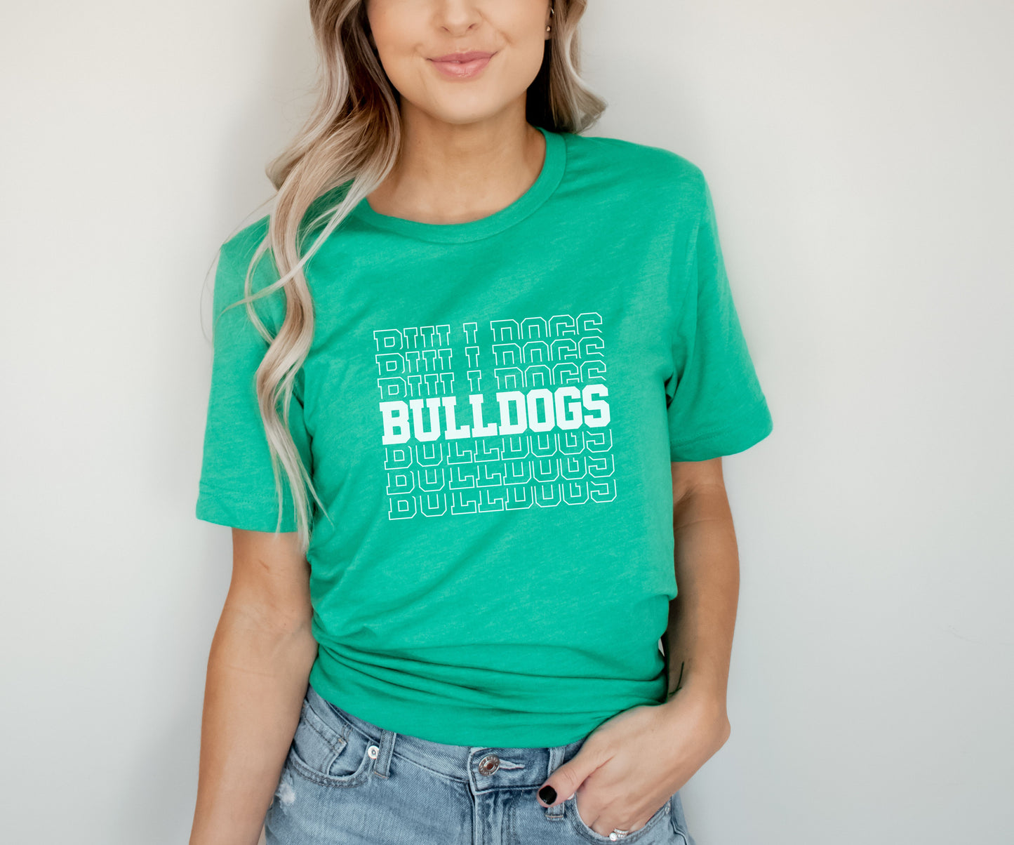 Bulldogs Stacked Tee