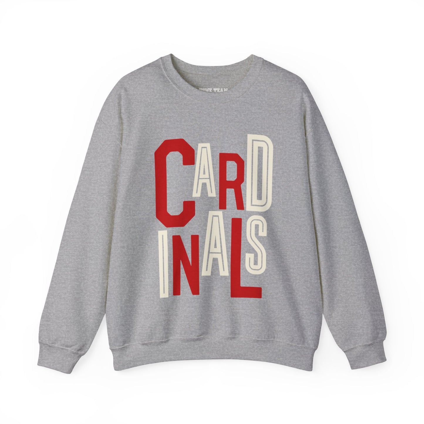 Cardinals Red/White Stacked Sweatshirt