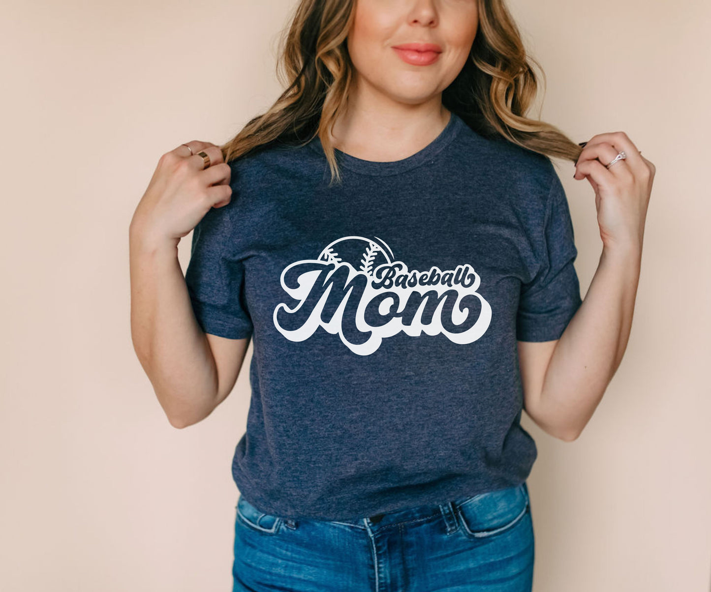 Retro Baseball Mom Tee