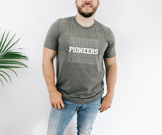 Pioneers Stacked Tee