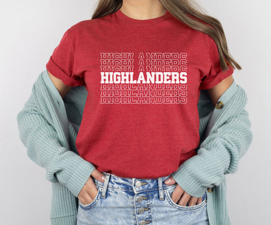 Highlanders Stacked Tee