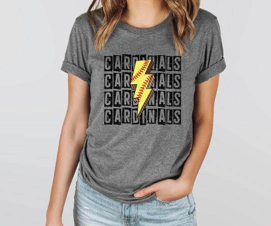 Cardinals Softball Lightning