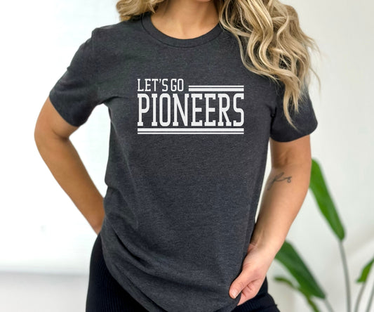 Let's Go Pioneers underlined Tee