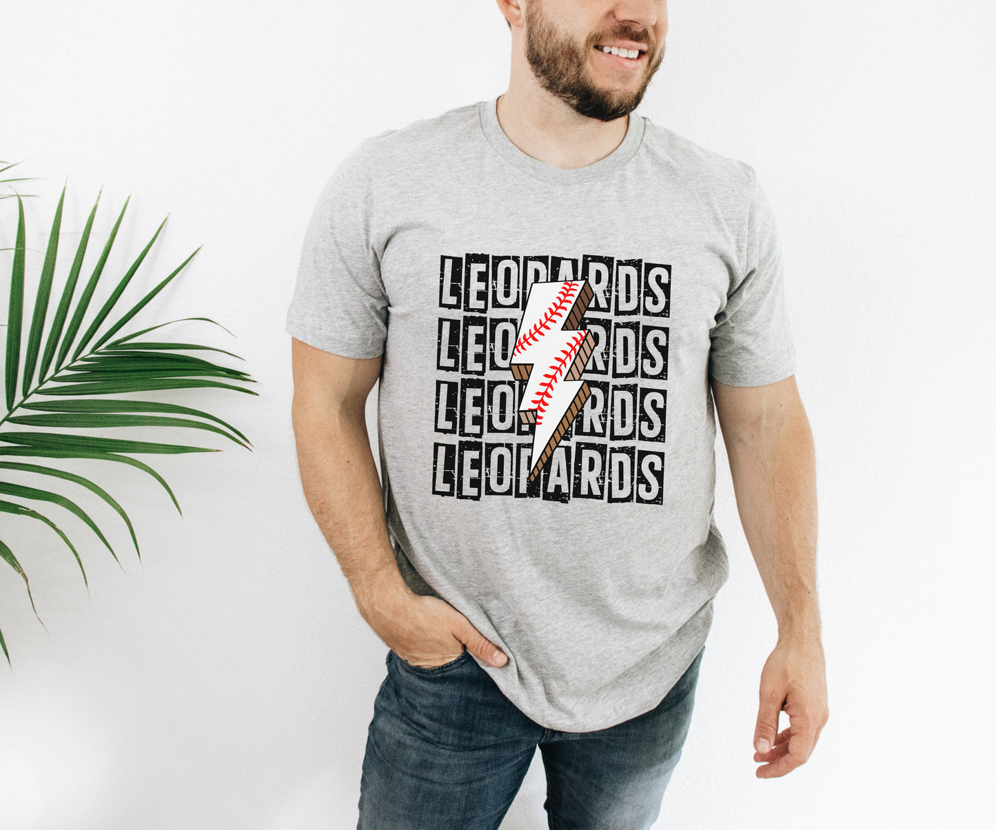 Leopards Baseball Lightning