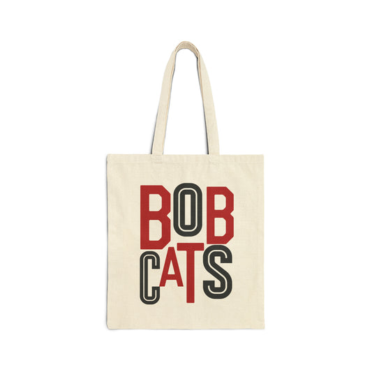 Bobcats Red/Black Tote Bag