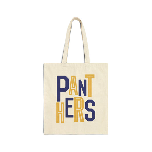 Panthers Blue/Gold Tote Bag