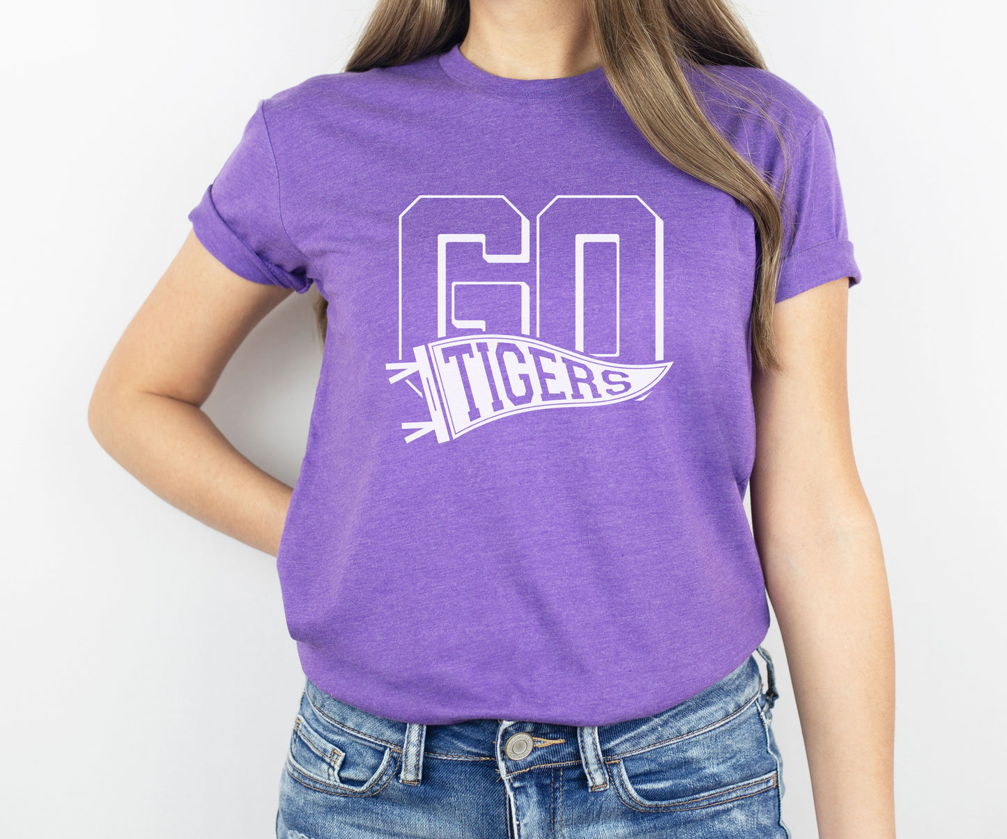 Go Tigers Pennant Tee