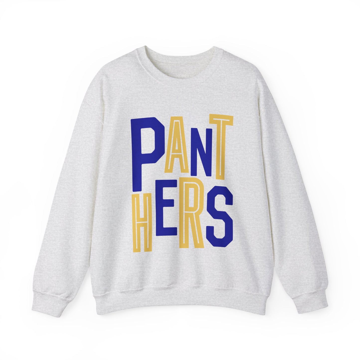 Panthers Blue/Gold Stacked Sweatshirt