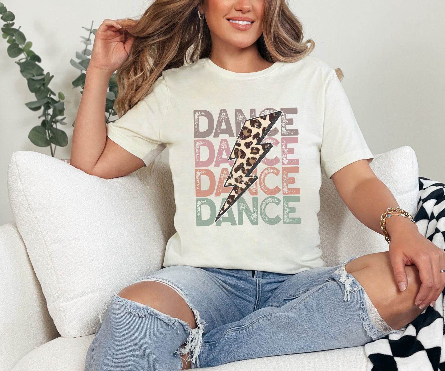 Dance Multicolor Lightning Tee