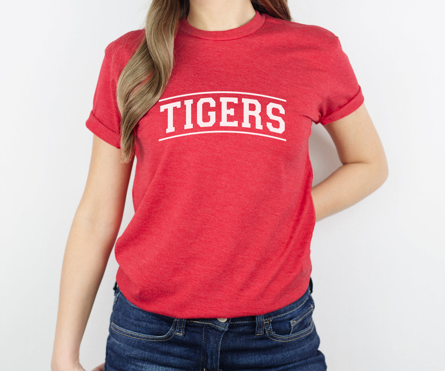 Curved Tigers Tee