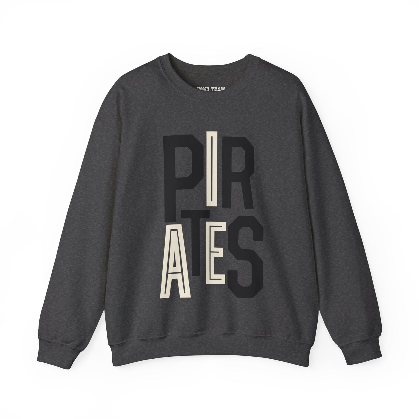 Pirates Black/White Stacked Sweatshirt