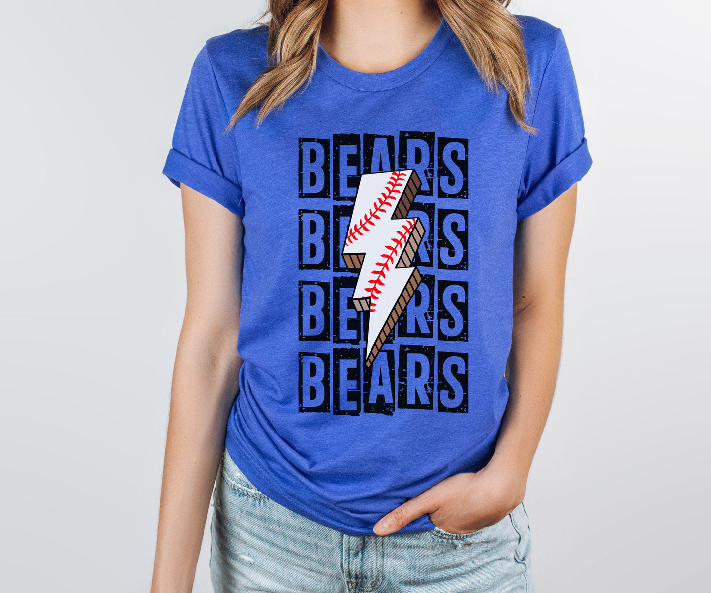 Bear Baseball Lightning