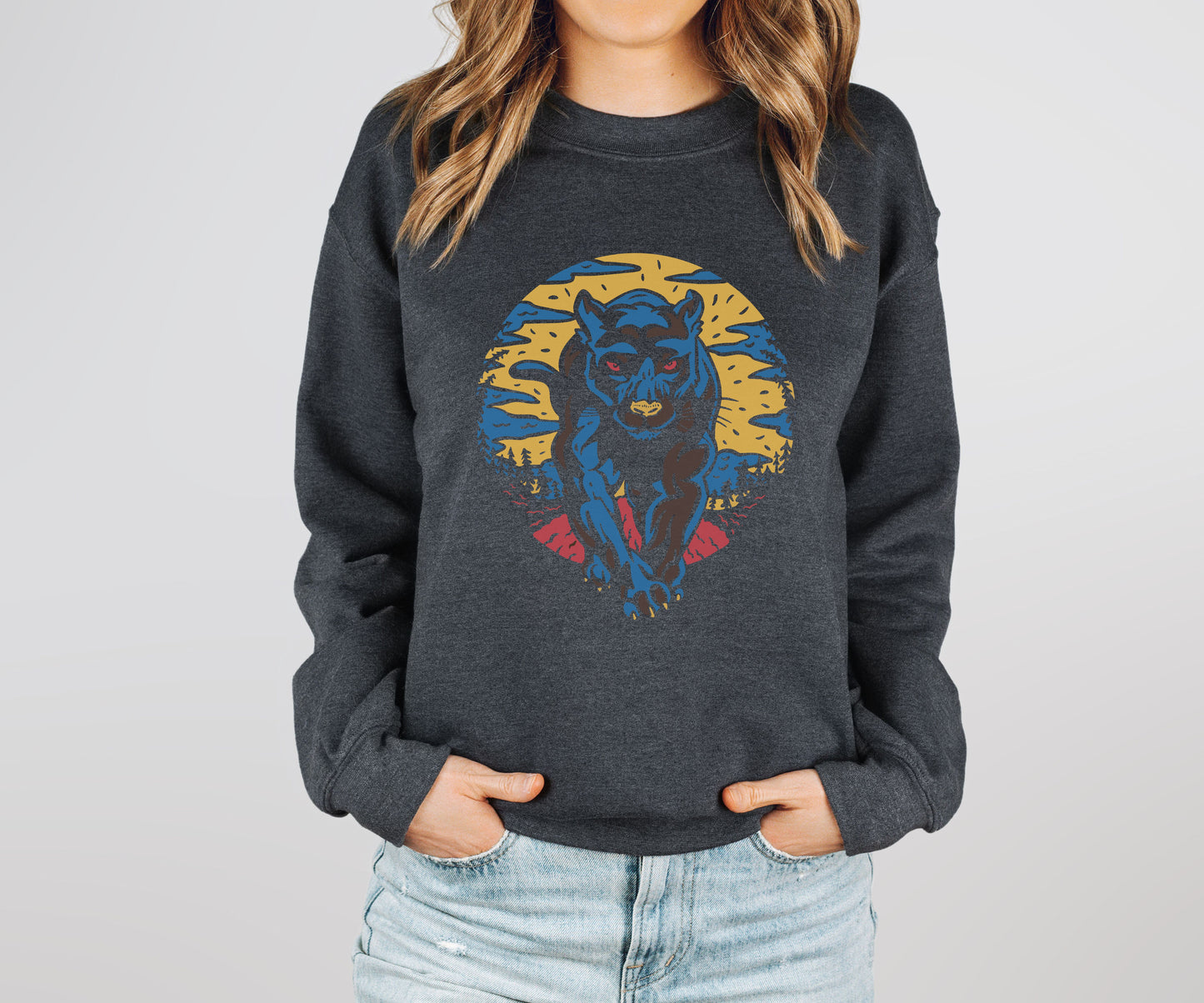 Retro Panther Sweatshirt